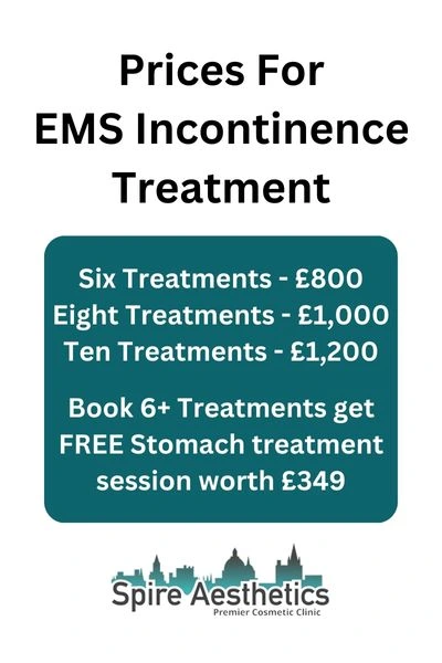 EMS Incontinence Treatment Prices Fairfield
